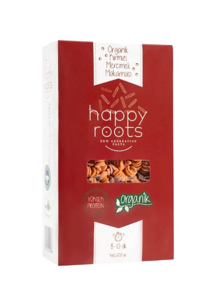 Organik Kırmızı Mercimek Makarnası