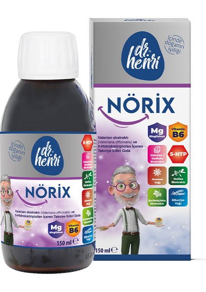 Nörix Şurup Valerian Ekstraktı Ve 5-hidroksitriptofan Içeren Takviye Edici Gıda 2