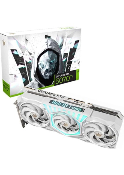 Geforce Rtx 5070 Ti Hof Gaming 1-Click Oc 16GB Gddr7 256 Bit Dlss 4 Ekran Kartı (57IZN6MDDPWT)