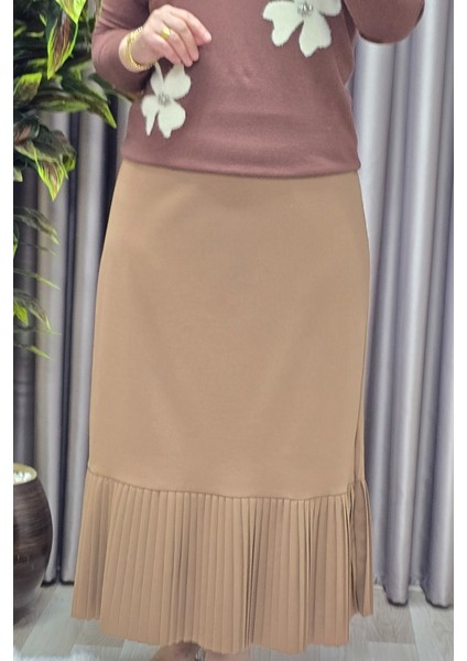 Kadın Giyim Büyük Beden Piliseli Etek fiyatları