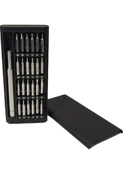 Hassas Mıknatıslı Mini 24 Parça Tornavida Seti Bilgisayar Telefon Elektronik Tamiri Için Ideal fiyatları