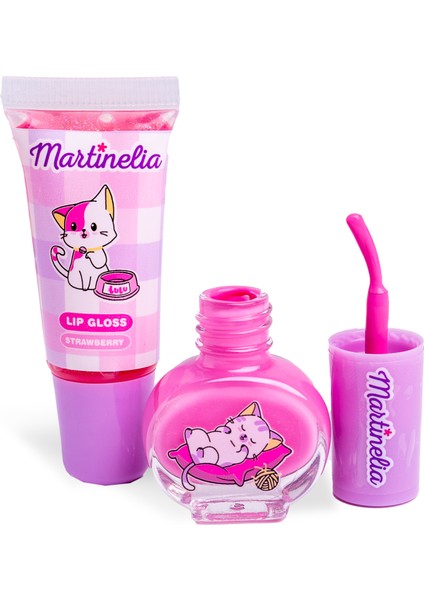 Lulu&duky Kız Çocuk Teneke Kutulu Oje ve Dudak Parlatıcısı Seti modelleri