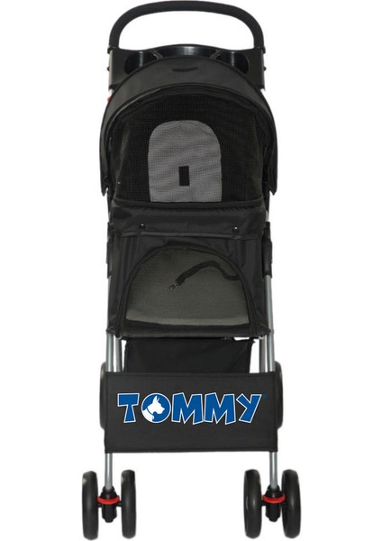 Mtxdpn Tommy Evcil Hayvan Arabası Siyah 80.5*45.5*101 Max 15KG