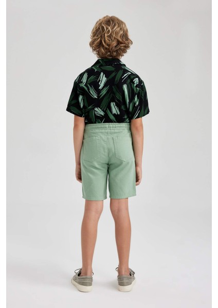 Erkek Çocuk Gabardin Şort