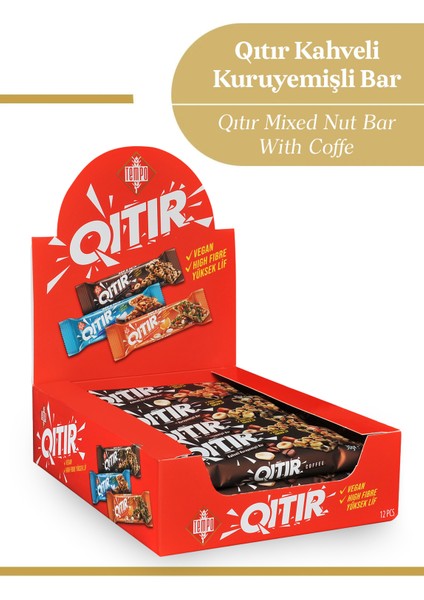 Kahveli Kuruyemişli Bar 30 G x 12 Adet