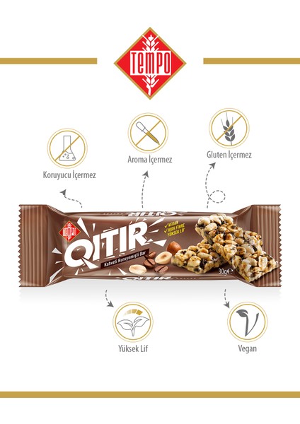 Kahveli Kuruyemişli Bar 30 G x 12 Adet modelleri
