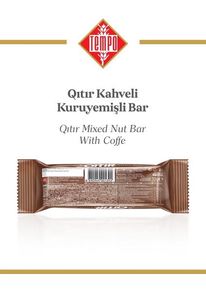 Kahveli Kuruyemişli Bar 30 G x 12 Adet fırsatları