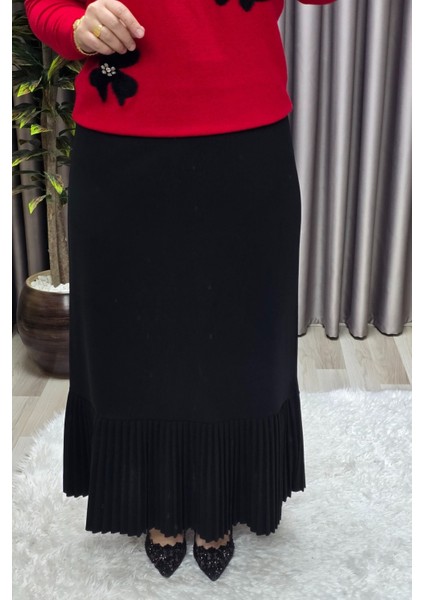 Kadın Giyim Büyük Beden Piliseli Etek fiyatları