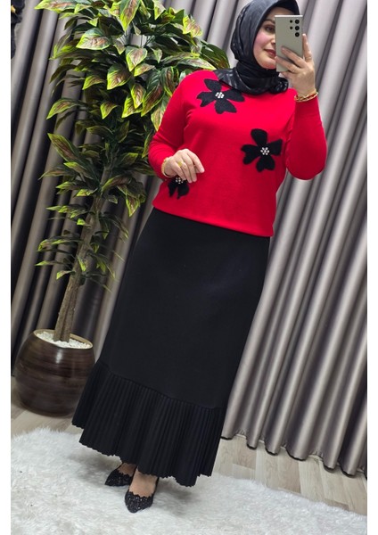 Kadın Giyim Büyük Beden Piliseli Etek indirimleri