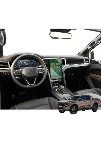 Volkswagen Amarok (2023-2025) Uyumlu 12" Multimedya 9h Nano Ekran Koruyucu