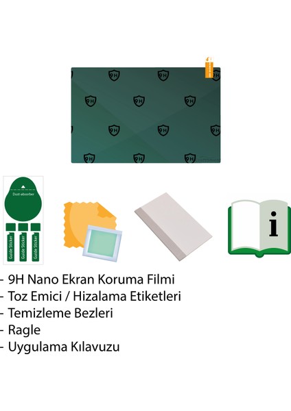 Volkswagen Amarok (2023-2025) Uyumlu 12" Multimedya 9h Nano Ekran Koruyucu modelleri