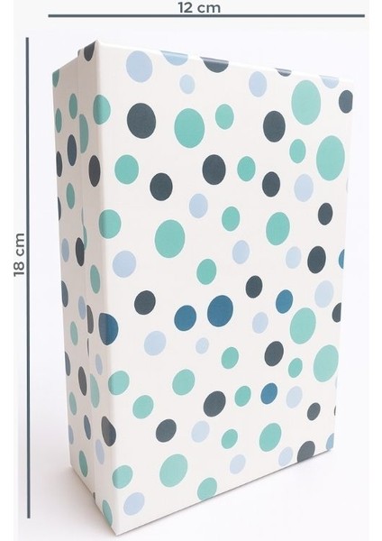 Mavi Puantiyeli 3'lü Matruşka Hediye Kutu Seti fırsatları