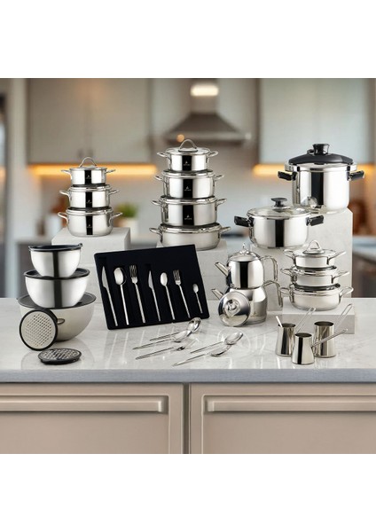 Solo 130 Parça Çelik Çeyiz Seti