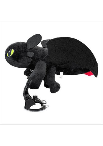 Ejderhanı Nasıl Eğitirsin Dişsiz Küçük Uçan Ejderha Bebek Trim Araba Motosiklet Kask Vantuz Braketi 35CM A (Yurt Dışından)