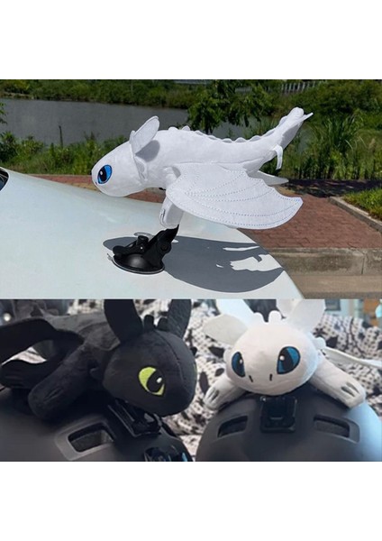 Ejderhanı Nasıl Eğitirsin Dişsiz Küçük Uçan Ejderha Bebek Trim Araba Motosiklet Kask Vantuz Braketi 35CM A (Yurt Dışından) indirimleri