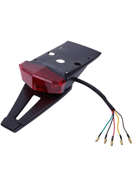 Yeni Wd 12VLED Arka Çamurluk Kuyruk Lambası Motosiklet Off-Road Güçlendirme Plaka Lambası Çamurluk Kırmızı (Yurt Dışından) fiyatları