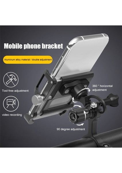 Gub PLUS15 Alüminyum Bisiklet Telefon Montaj Braketi Ayarlanabilir Bisiklet Akıllı Telefon Standı Tutucu Bisiklet Aksesuarları (Yurt Dışından) fiyatları