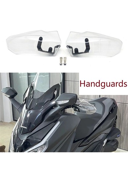 Motosiklet Yerli Yükseltme Handguards Kalkan El Koruması Koruyucu Cam Honda Nss 350 NSS350 2023 (Şeffaf) (Yurt Dışından) indirimleri