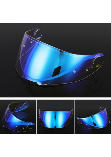 Motosiklet Kaskı Revo Lens Kask Vizörü Aksesuarları Gt-Aır Için Kask Ön Camı Lensi Gt-Aır2 Kask Şeffaf Revo Mavi (Yurt Dışından) fırsatları
