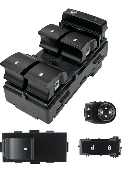 Chevy Silverado Gmc Sierra Için Ön Sol Sağ Elektrikli Cam Kaldırma Düğmesi Kapı Kilidi Ayna Kontrol Anahtarı (Yurt Dışından) indirimleri