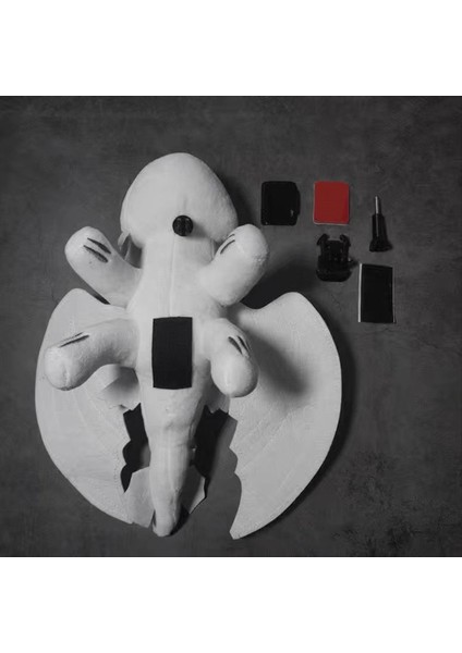 Ejderhanı Nasıl Eğitirsin Dişsiz Küçük Uçan Ejderha Bebek Dekorasyon Motosiklet Kask Hızlı Bırakma Tarzı 35CM Beyaz (Yurt Dışından) indirimleri