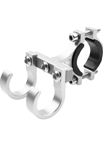 Elektrikli Scooter Kanca Bisiklet Raf Tüp Depolama Askı Toka Kanca Ebikes Taşınabilir Çift Kask Raf Gümüş (Yurt Dışından)