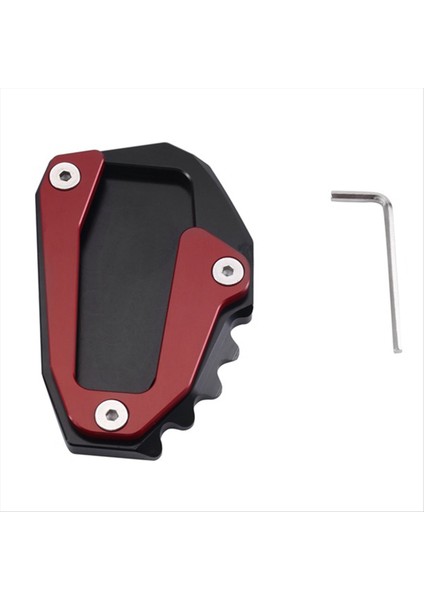 Motosiklet Yan Ped Plaka Desteği Ducati Çöl x Çöl x 2022 2023 Kickstand Desteği Uzatma Siyah ve Kırmızı (Yurt Dışından)