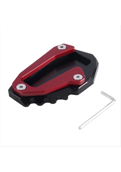 Motosiklet Yan Ped Plaka Desteği Ducati Çöl x Çöl x 2022 2023 Kickstand Desteği Uzatma Siyah ve Kırmızı (Yurt Dışından) modelleri