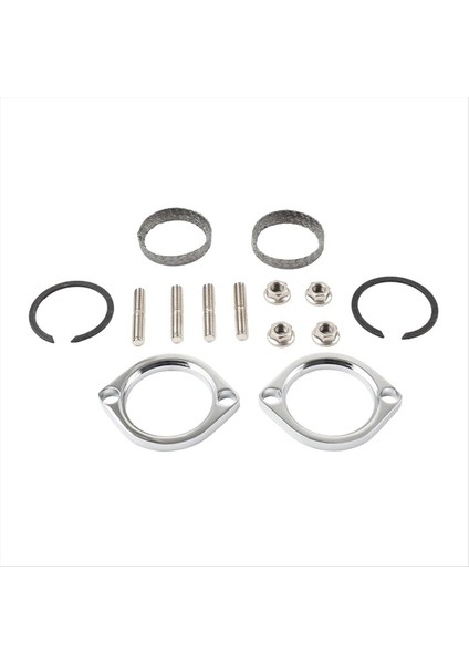 Egzoz Flanş Kurulum Kiti Flanş Contaları C Klipler Kuruyemiş Yıkayıcılar Için Harley Softail Sportster Dyna Touring 30-0205 (Yurt Dışından) modelleri
