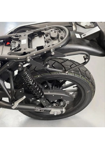 Motosiklet Yan Çanta Tutucu Bagaj Rafı Barlar Raf Heybe Destek Braketi Honda CL250 CL500 CL300 cl 300 500 250 (Yurt Dışından) fırsatları