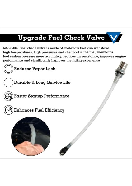 62228-08C Efı Yakıt Çekvalf Için Harley-Davidson Cvo Yol Glide Electra Glide Yol Glide Kral Sokak Glide 2008-2021 (Yurt Dışından) fırsatları