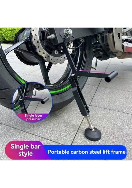 Motosiklet Kickstand Tekerlek Desteği Yan Standı Tamir ve Bakım Park Desteği Aracı Katlanır Tek Kollu (Yurt Dışından) fiyatları