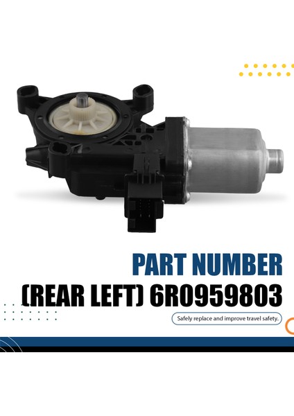 Vw Polo 2011-2018 Araç Cam Kaldırma Motoru Cam Kaldırma Motoru 6R0959803 Arka Sol (Yurt Dışından) indirimleri