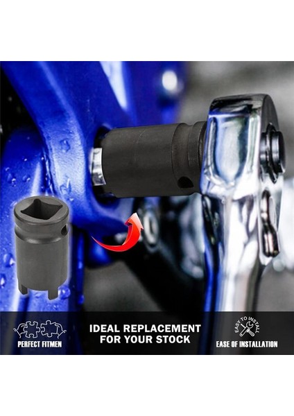 Motosiklet Kilidi Somun Temizleme Aracı, Soket Temizleme Aracı 4-Pin Anahtarı Lokma Anahtar Için Surron Işık Arı S/x / X160 / X260 (Yurt Dışından) fırsatları