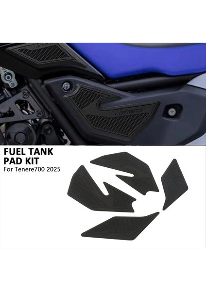 Motosiklet Tankı Pedleri Koruyucu Çıkartmalar Yan Yakıt Deposu Yamaha Tenere 700 2025 Tenere 700 T700 2025 (Yurt Dışından) modelleri