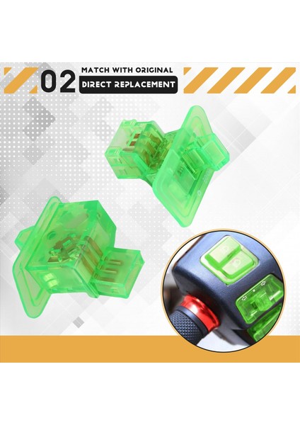 Motosiklet Dönüş Sinyali Anahtarı Uzak ve Yakın Işık Korna Düğmesi Scooter Gy6 50CC 125CC 150CC Honda Dıo AF17 AF18 Yeşil (Yurt Dışından) indirimleri