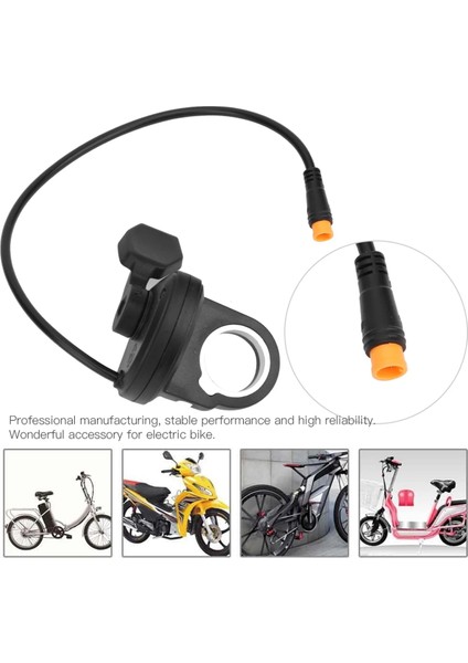 108X/L Sol Parmak Regülatörü Başparmak Gaz Kelebeği Elektrikli Hız Ayarı Su Geçirmez Konnektörlü Gerdirme Çubuğu (Yurt Dışından) modelleri