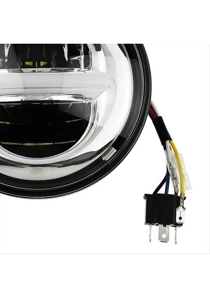 Retro Motosiklet 5.75 Inç LED Far Far Için Harley Far Gündüz Dönüş Sinyali Modifikasyonu Işık Beyaz (Yurt Dışından) indirimleri