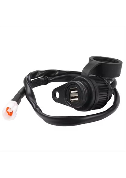 Motosiklet Çift USB Şarj Soketi Şarj Soketi Adaptörü Yamaha mt - 09 Mt-07 XSR700 XSR900 (Yurt Dışından)