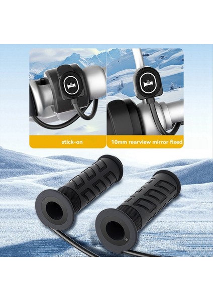 Motosiklet Atv Özel Kış Isıtma Kolu Yükseltme Bellek Arazi Aracı Kış Motosiklet Atv Kolu, Bir (Yurt Dışından) indirimleri