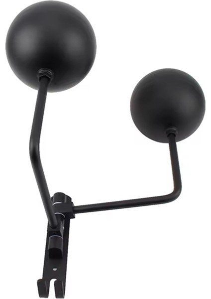 Motosiklet Çift Bilyalı Kask Tutucu Duvara Monte Bisiklet Kaskı Raf 180°ROTASYON Kask Askı Çelik Kanca ile Metal Raf (Yurt Dışından) fiyatları