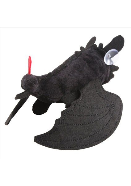 Ejderhanı Nasıl Eğitirsin Dişsiz Küçük Uçan Ejderha Bebek Dekorasyon Motosiklet Kask Hızlı Bırakma Tarzı 27CM Siyah (Yurt Dışından) indirimleri