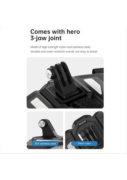 Telesın Motosiklet Kask Dağı Askı Katlanabilir Ön Çene Dağı Gopro 12 Hero 11 10 9 Djı Osmo Action3 INSTA360 (Yurt Dışından)