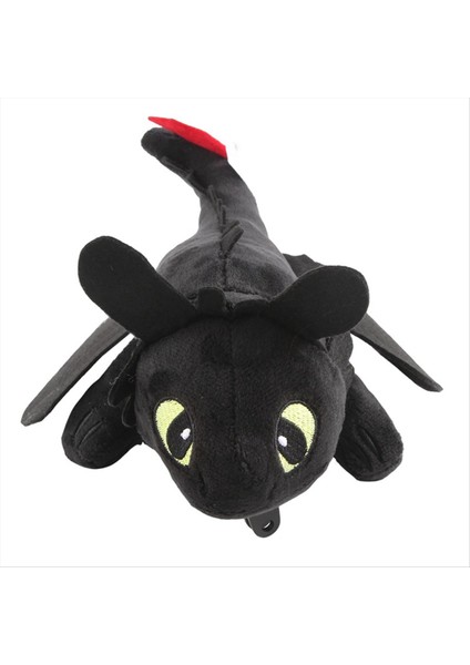 Ejderhanı Nasıl Eğitirsin Dişsiz Küçük Uçan Ejderha Bebek Dekorasyon Motosiklet Kask Hızlı Bırakma Tarzı 35CM Siyah (Yurt Dışından) fiyatları