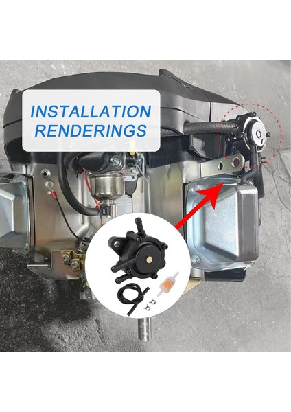 Kohler Için Yakıt Pompası 17HP-25HP Briggs &amp Stratton 491922 808656 John Deree LG808656 M138498 M145667 Honda Yamaha Için (Yurt Dışından) modelleri