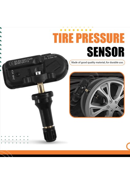 Tpms Lastik Basınç Izleme Sistemi 68186575AA Dodge Ram Jeep Cherokee 434MHZ 4 Pcs (Yurt Dışından) fırsatları