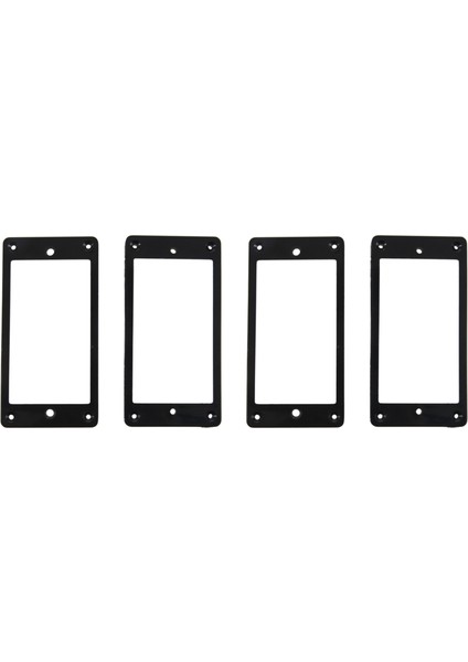 4pcs Düz Humbucker Pikap Montaj Halkası Çerçeve Abs Elektro Gitar Için (Yurt Dışından)