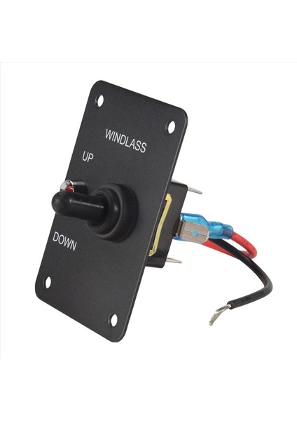 Deniz Teknesi Ankraj Dönüşü Geri Dönüş Geçiş Anahtarı Alüminyum Plaka 2 Yol LED Işık Yukarı/aşağı Geçiş Anahtarı Ankraj Vinç (Yurt Dışından)