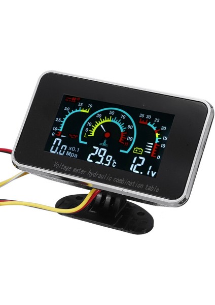 3 In1 LCD Araç Dijital Gösterge Voltmetre/yağ Basıncı/su Sıcaklığı 12-24V Evrensel (Yurt Dışından) indirimleri