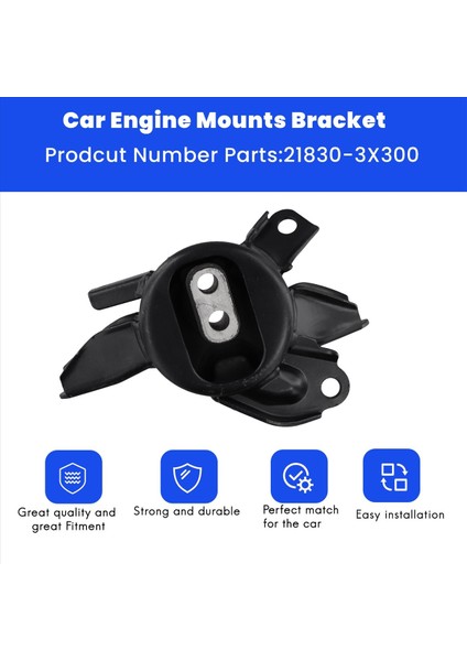 Araba Motoru Montajlar Braket 21830-3X300 Kia Forte Hyundai Elantra Motor Ayak Pedi Yatağı Şok Emici (Yurt Dışından) indirimleri